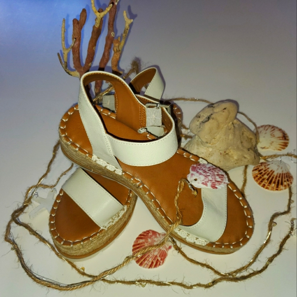 Strappy Wedge Sandals NWT